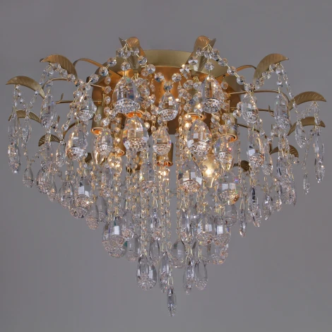 Потолочная люстра хрустальная Reluce 04035-0.3-07 MATT GOLD (220V)