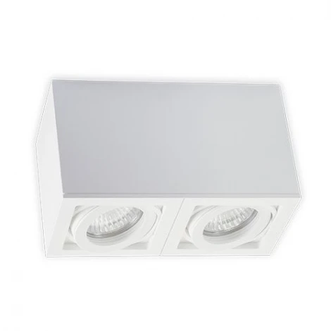 Накладной светильник OX 13B white (220V, куб)