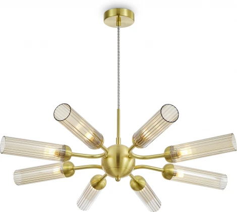 Подвесная люстра Freya Borgy FR5379PL-08G (220V, на проводе)