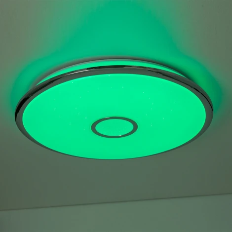 Потолочный светильник RGB круглый Citilux Старлайт Смарт CL703A100G (LED, 220V, умный дом - Алиса, Маруся, Сири)