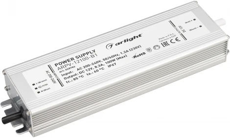 Блок питания ARPV-12100-B1 (12V, 8,3A, 100W) (Arlight, IP67 Металл, 3 года) 028786
