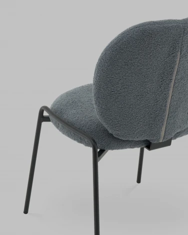 Стул Моллек букле темно-серый Stool Group арт.УТ000041522