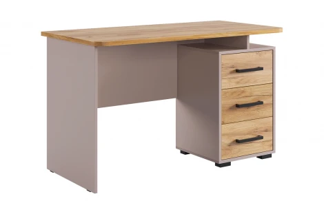 Лайт-2 Стол компьютерный 1200 Mebelson (ЛДСП/Дуб крафт золотой,Бежевый) арт.SKL2.1N02.3369