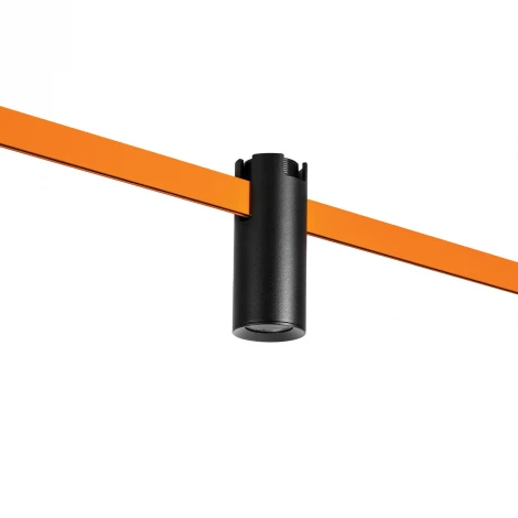 Трековый светильник низковольтный светодиодный 48V 6W черный 4000K Lightstar Due Hermes 210047