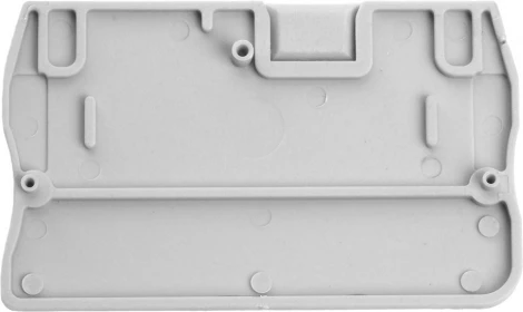 Торцевая заглушка для ЗНИ (серый) Stekker 49264