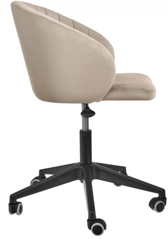 Стул Paola вращающийся на колесиках латте Bradex Home RF 0043