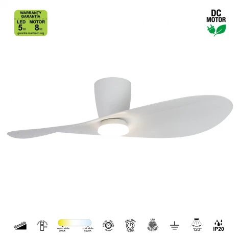 Потолочная светодиодная люстра с вентилятором Mantra Surfer 9474