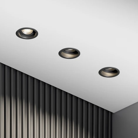 Светильник встраиваемый Elektrostandard Tune 25014/01 GU10 черный (220V, круглые)