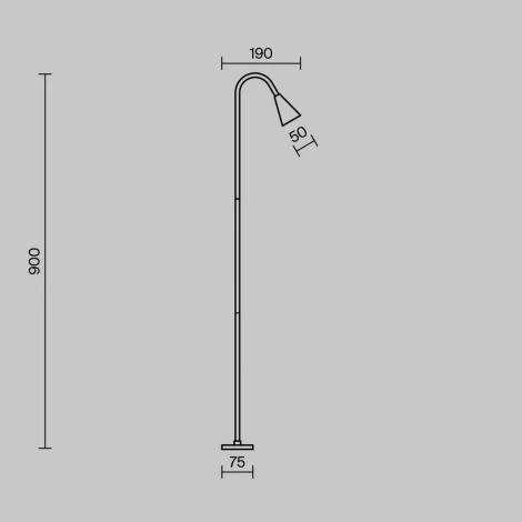 Наземный уличный светильник Maytoni Outdoor Barb O531FL-L3B3K1