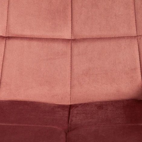 Стул Abruzzo/Абруццо (мод. 8060)/2 шт. в упаковке металл/велюр, 54х62х83см, коралловый (HLR-44)/черный (Комплект из 2 шт.) Tetchair 24541