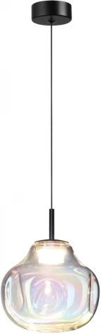 Подвесной светильник Odeon Light Vaso 5097/4LB черный/бензиновый/металл/стекло LED 4W 4000K (220V, на проводе)