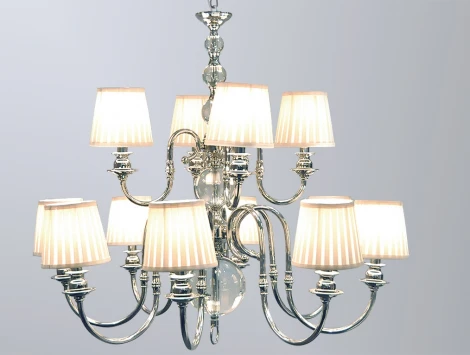 Подвесная большая люстра Newport 3100 3112/C без абажуров (220V, на цепи)