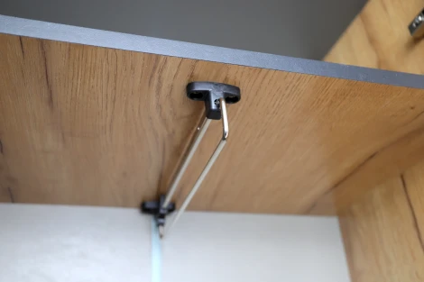 Шкаф Ивару ОЛЬГА-ЛОФТ 3, Дуб Крафт Золотой, Темно Серый