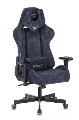 Кресло игровое Бюрократ VIKING KNIGHT LT27 FABRIC синий Stool Group арт.УТ000003151