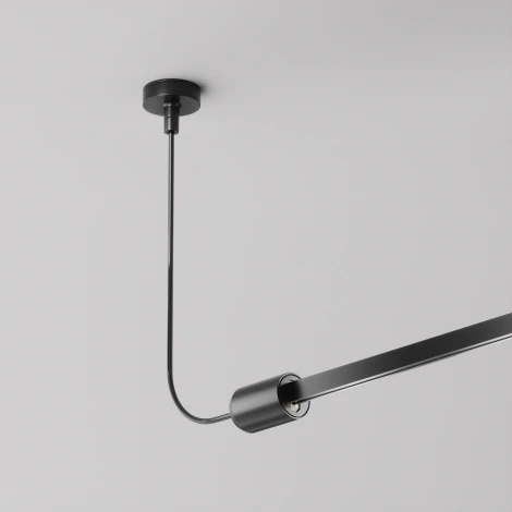 Ввод питания боковой Flarity черный Maytoni Accessories for tracks Flarity TRA154C-SB1-B (24V)