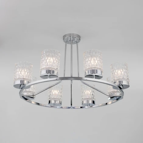 Умная потолочная люстра Eurosvet Calle 60127/8 хром
