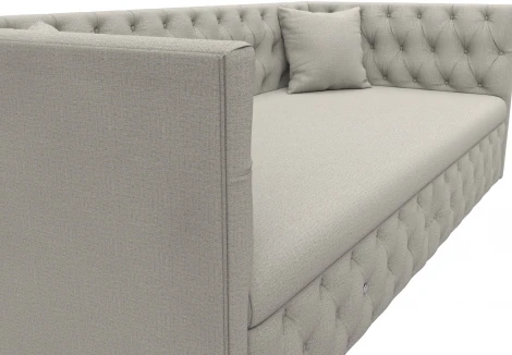 Диван детский прямой Найс (Бежевый/Рогожка) Лига Диванов арт.122425