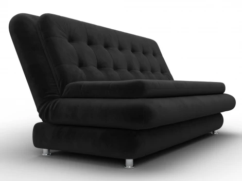 Диван-книжка Лига-123 (Металл,ЛДСП,Брус,Доска,Велюр/Черный) Лига Диванов 137620