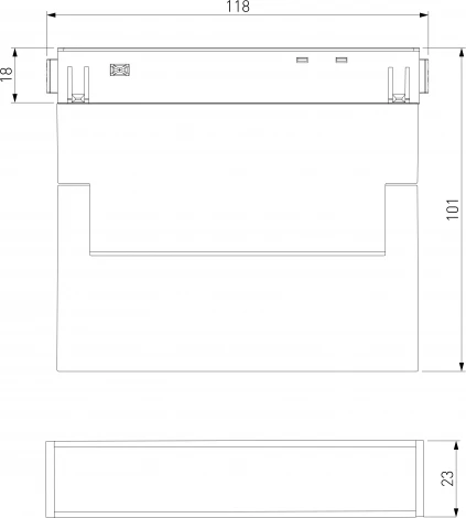 Трековый Wi-Fi светильник магнитный светодиодный Elektrostandard Slim Magnetic 85081/01 (48V, голосовое управление, умный дом - Minimir Home)
