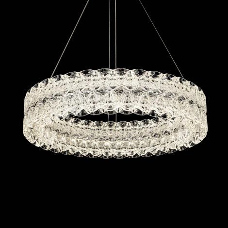 Подвесная люстра светодиодная с пультом с регулировкой цветовой температуры Modelux ML.8185.600 CR