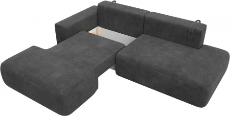 Диван угловой Лига-036 НПБ Модерн левый угол Лига Диванов (Велюр) арт.127765L