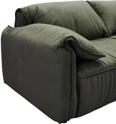 Диван ESF CASABLANCA SF026 (3-х местный) темно зеленый 2207-21/Ткань