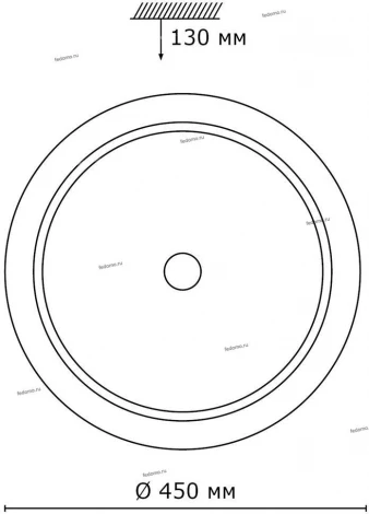 Настенно-потолочный светильник Sonex Praim 4304