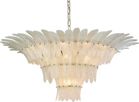 Подвесная люстра Newport 8800 8812/C new gold white (220V, на цепи)