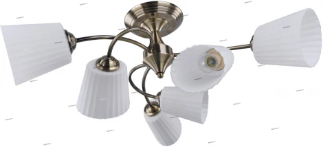 Потолочная люстра IDLamp Dorothea 879/6PF-Oldbronze