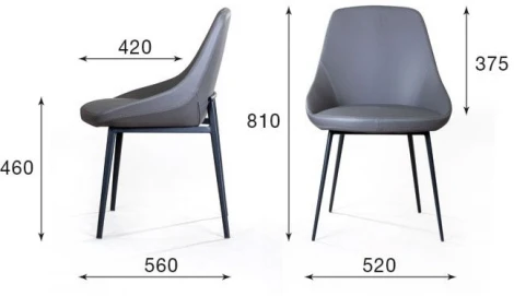 Стол Madison 150 керамика + стул Oscar капучино декор золото Top Concept 5805