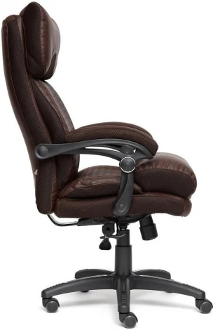 Компьютерное кресло для руководителя Tetchair CHIEF (Исскуственая кожа,Ткань/Коричневый)