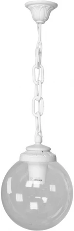 Уличный светильник подвесной Fumagalli GLOBE 250 G25.120.000.WXF1R (220V, на цепи, шар, IP55)