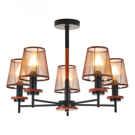 Потолочная люстра на штанге MyFar Daniel MR1851-5C (220V)