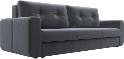 Диван прямой Лига-031 (Серый/Велюр) Лига Диванов арт.121258