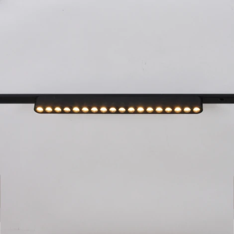 Трековый магнитный светодиодный светильник 48V регулировкой цветовой температуры и яркости, Умный дом с Алисой Reluce 13002-9.3-001UR magnetic LED16W BK CCT+SMART