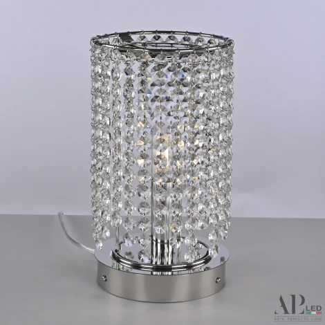 Интерьерная настольная лампа хрустальная APL LED Rimini S500.L3.15-26.B.E14