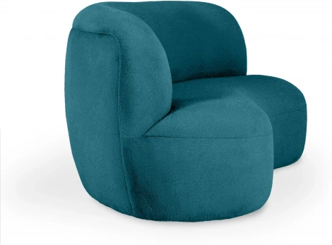 Диван Patti 1900 ОГОГО (арт.853246), (Мех/Бирюзовый)