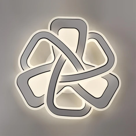 Потолочная люстра светодиодная Lumion Jazz 8015/160CL белый, хром/белый металл/акрилл LED 160W 220V 3000-6000K