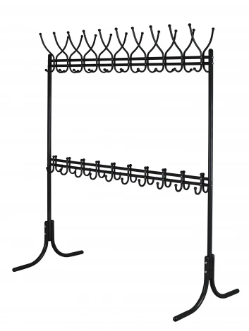 Вешалка напольная М 12М чёрный Mebelik 009748