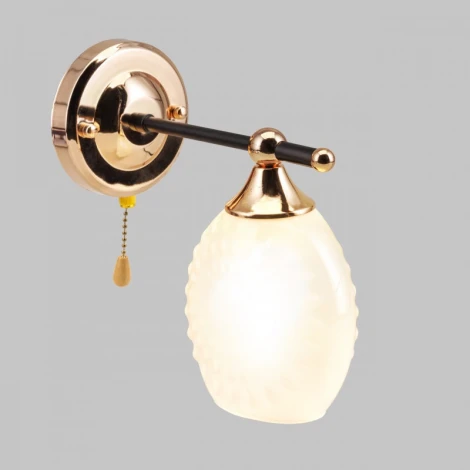 Бра Imex MD.4144-1-W-BK+FGD (220V, выключатель)