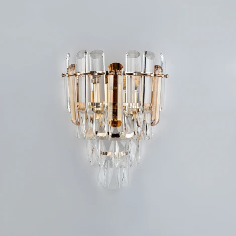 Бра хрустальное Modelux MODELUX ML.9006.02 GD-BR