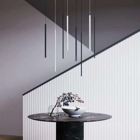 Подвесной светодиодный светильник Elektrostandard Flinn 50263 LED 4W 4000К черный (220V, на проводе, круглые)