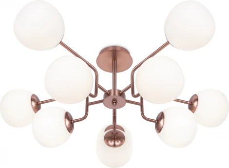 Потолочная люстра на штанге Maytoni Erich MOD221PL-10G (220V, шарики)