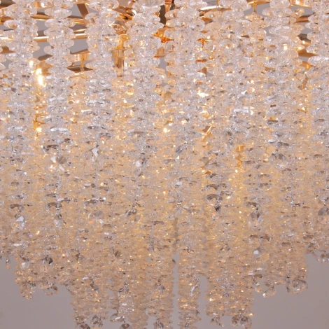 Подвесная люстра хрустальная Reluce 02098-0.4-800 MX GD