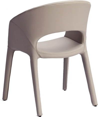 Стул обеденный экокожа бежевый 55*55*77см Garda Decor арт.160KD-80200