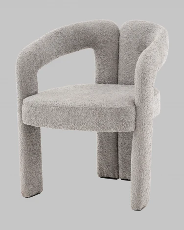 Стул Болинджер букле светло-серый Stool Group арт.УТ000041354