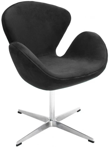 Кресло SWAN CHAIR графит, искусственная замша Bradex Home FR 0650