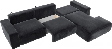 Диван угловой Лига-036 НПБ Классик Лонг правый угол Лига Диванов (Велюр) арт.127803