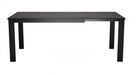 Стол DikLine DKT130 Керамика мрамор Бронза/подстолье черное/опоры черные арт.00-00076716