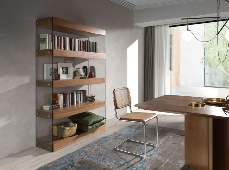 Стеллаж Distincion CP1110-F-NOGAL /3091 орех Angel Cerda 063090